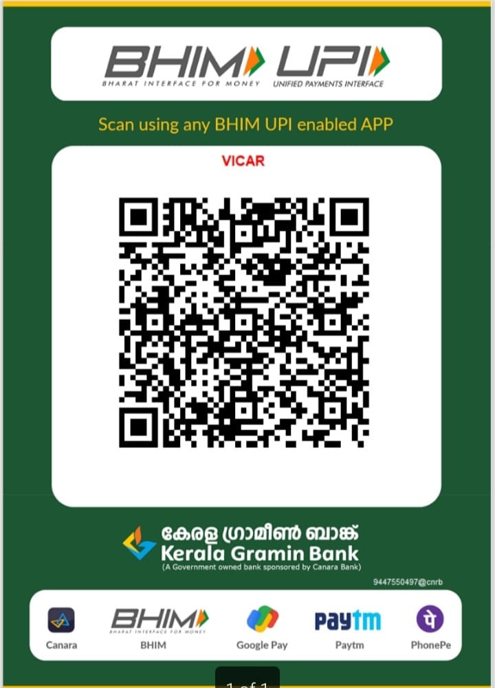 Holy Family Church Donation QR Code